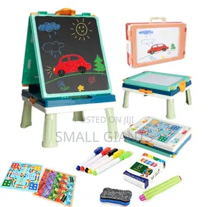 2 in 1 Double Side Easel Black and White Board for Kids