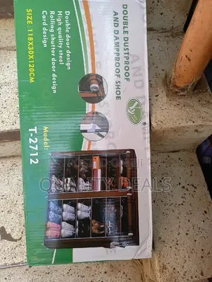Double Collum Dust Proof Shoe Cabinet