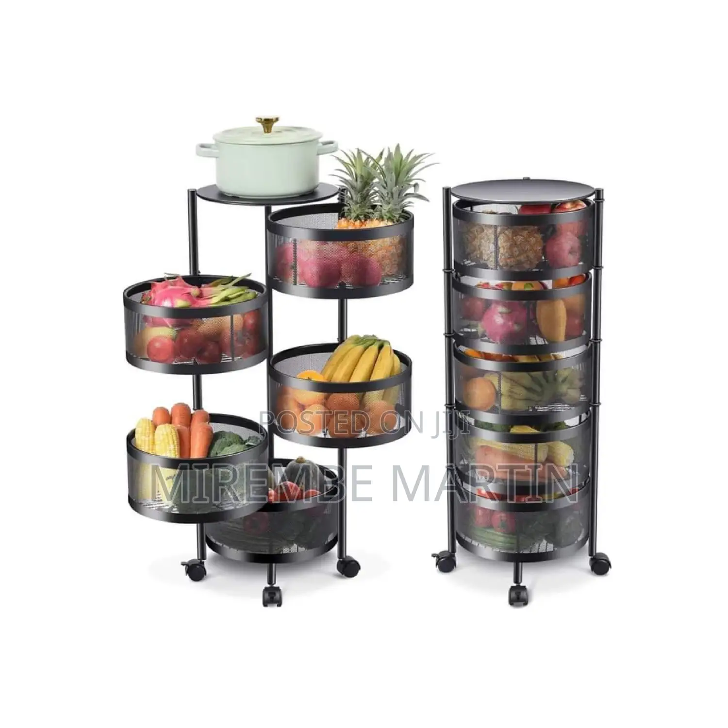 5 Tier Round Kitchen Rack.