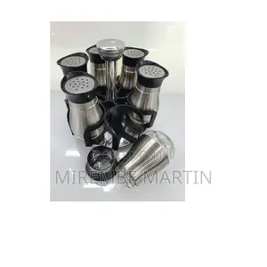 Stainless Steel Salt Shaker Set