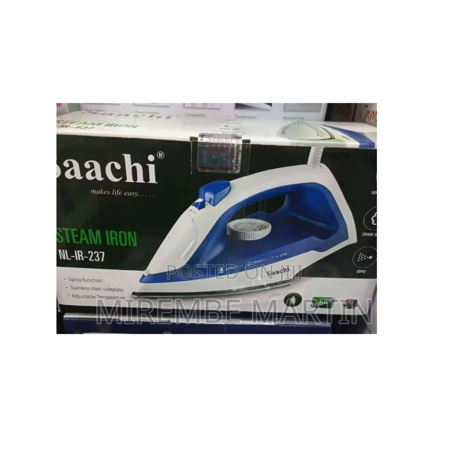 Saachi Electric Steam Iron.