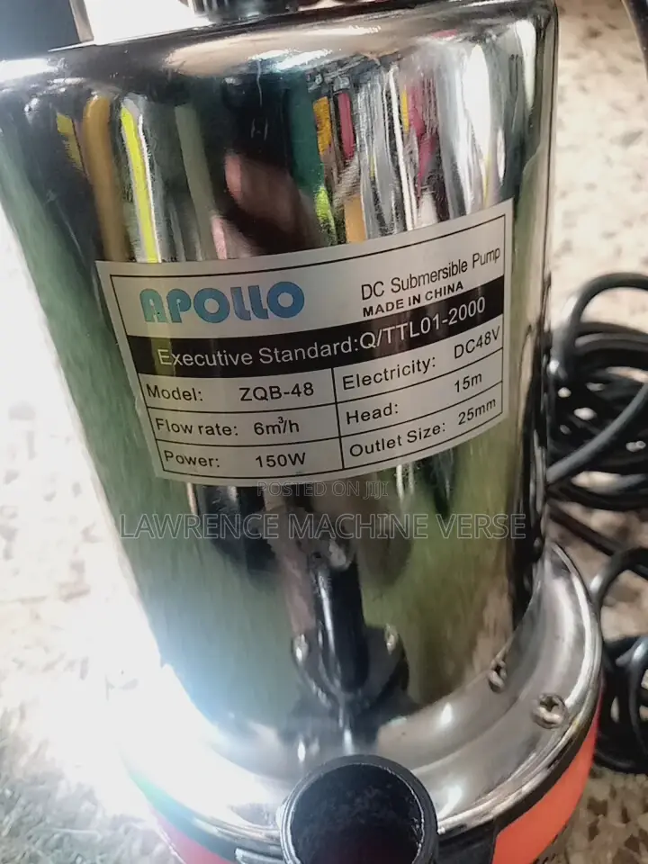 Both Electric and Solar Water Pump 48v 15m