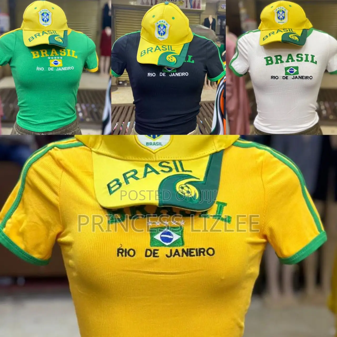 Brasil Tops and Caps