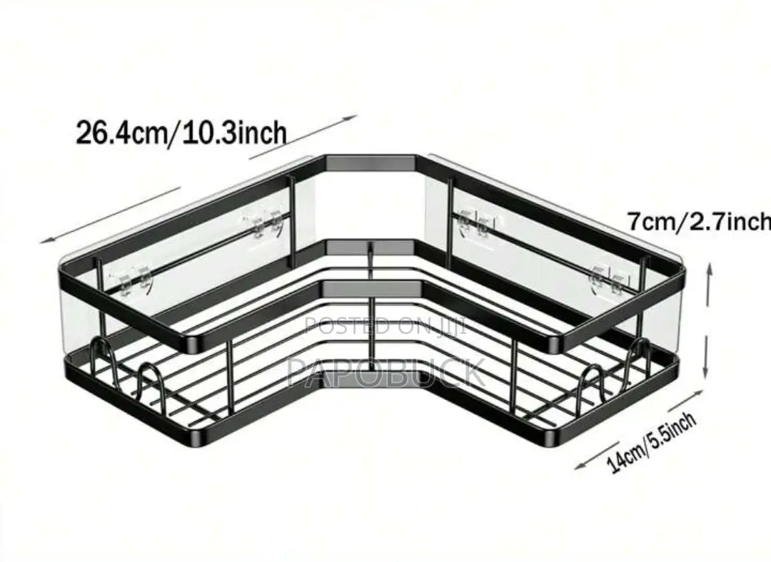 A Pair of Kitchen/ Shower Corner Shelves