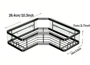 A Pair of Kitchen/ Shower Corner Shelves