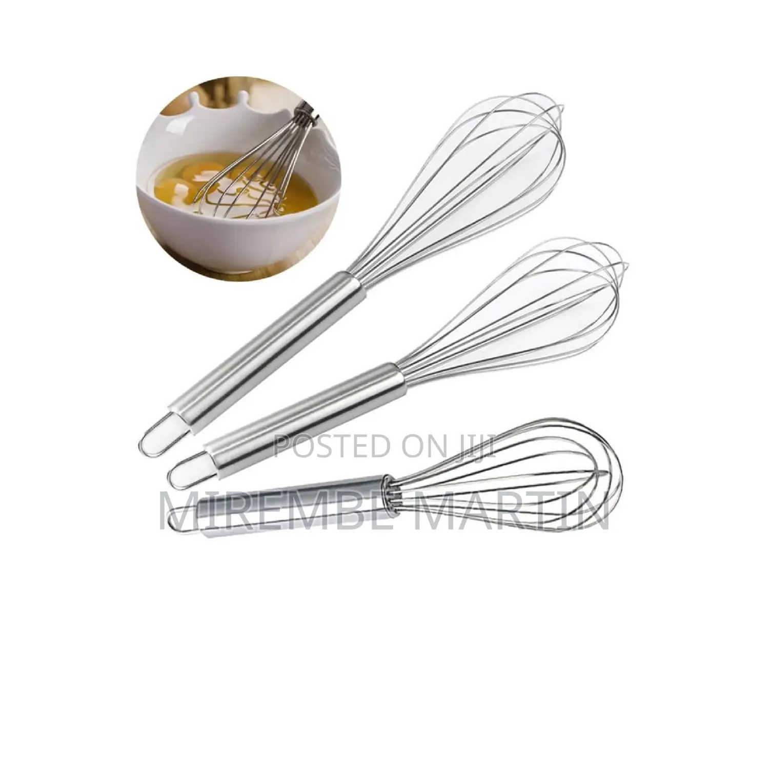 Stainless Steel Egg Beater.
