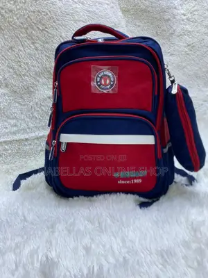 Original Big Wasp Kids School Bag Green, Blue and Red