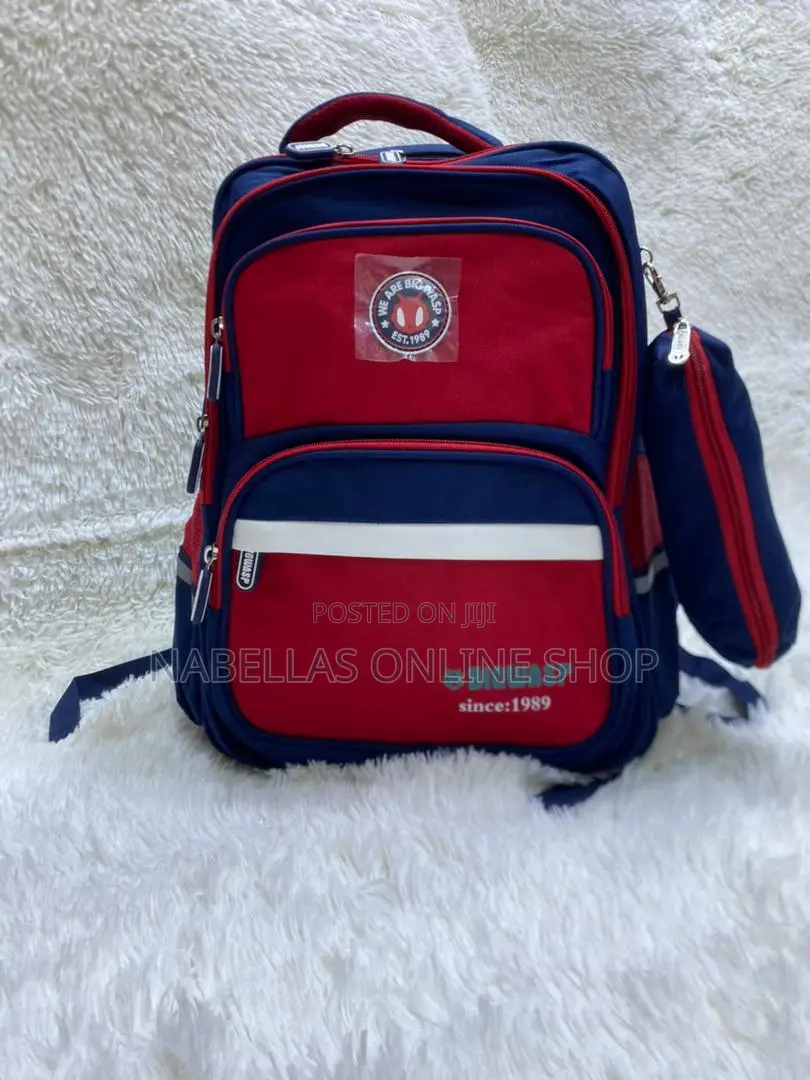 Original Big Wasp Kids School Bag Green, Blue and Red