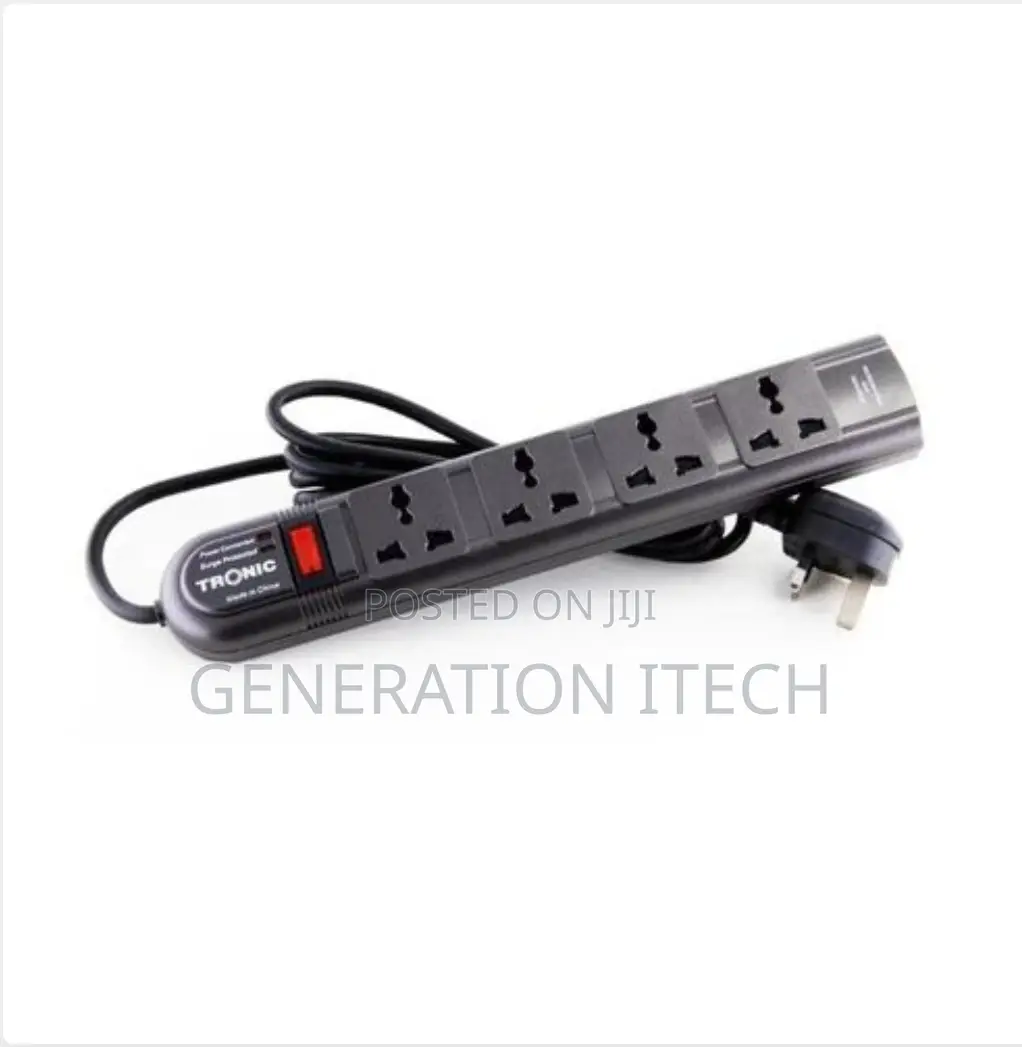 Tronic 4 Way Extension With Surge Protection