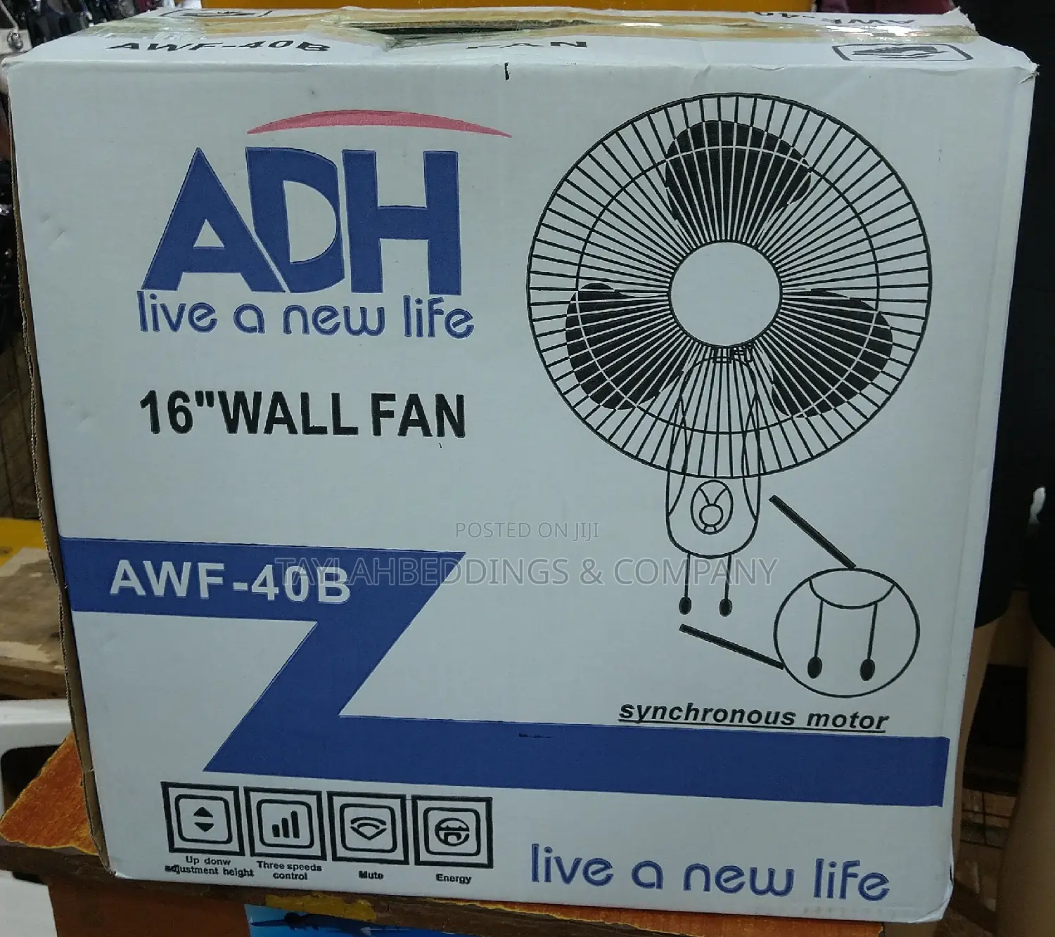 ADH High Efficient 16 Inch Wall Fan Buy 1 Get 1