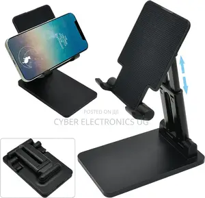 Foldable Phone Stand for Desk Adjustable Angle Height Holder