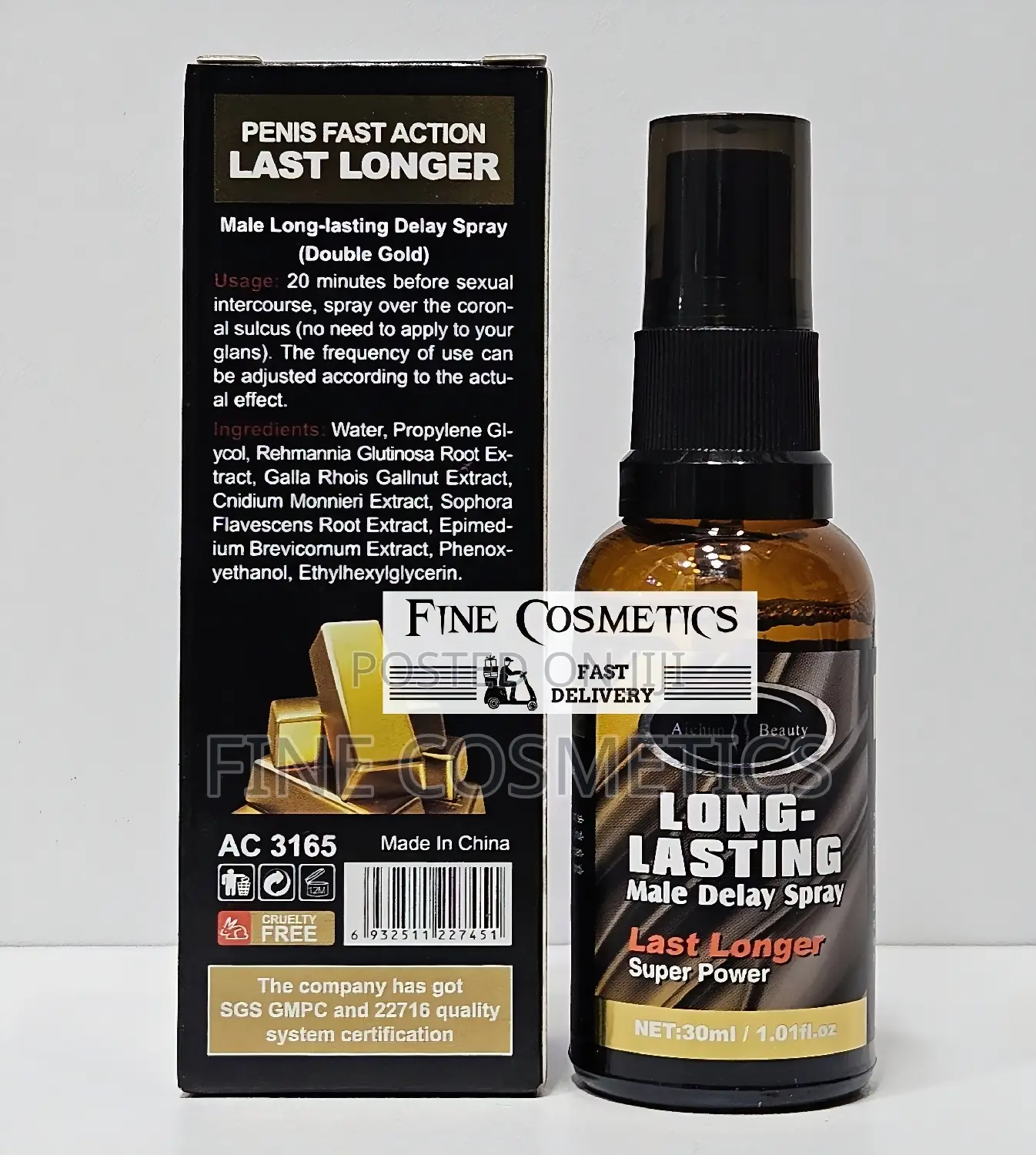 Long Lasting Male Delay Spray Solution for Quick Ejaculation