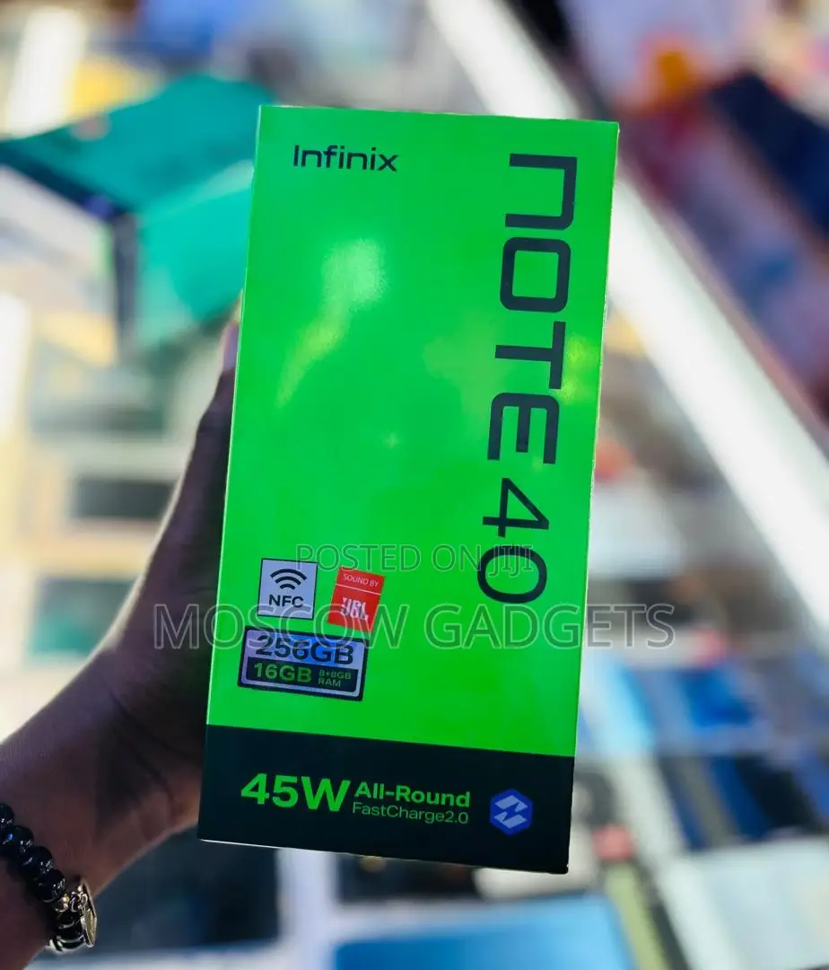 New Infinix Note 40 256 GB Blue