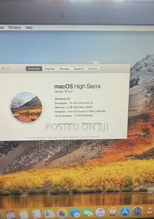 Laptop Apple MacBook Air 2013 4GB Intel Core I5 SSD 128GB