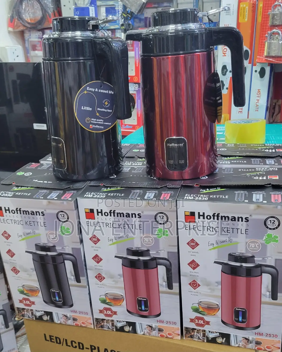 Electric Kettle 3l Hoffman