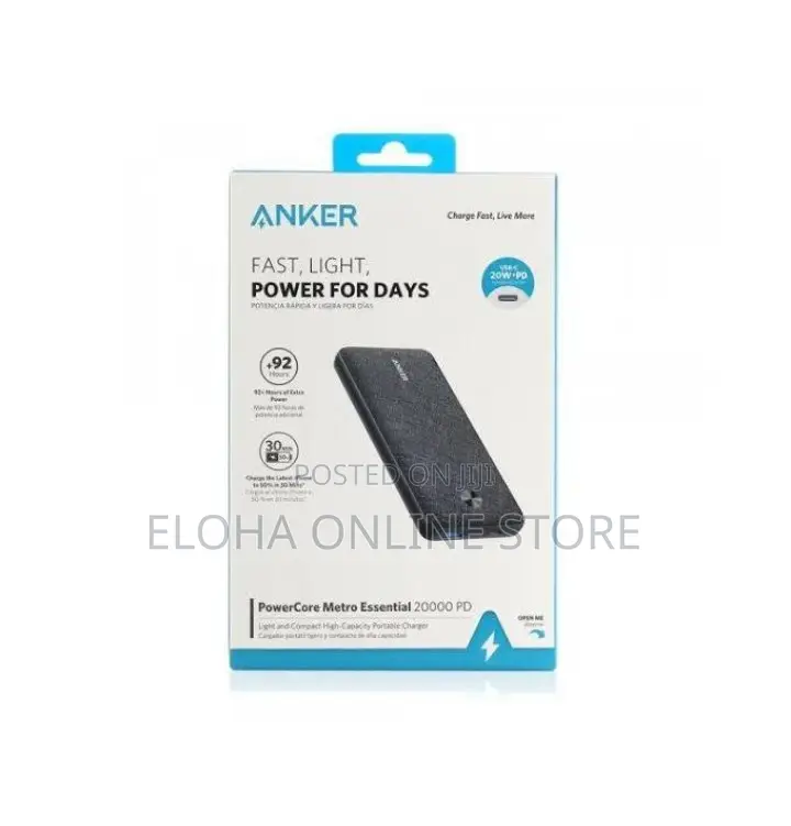 Anker Powercore Metro Essential 20W PD 20000mah Power Bank