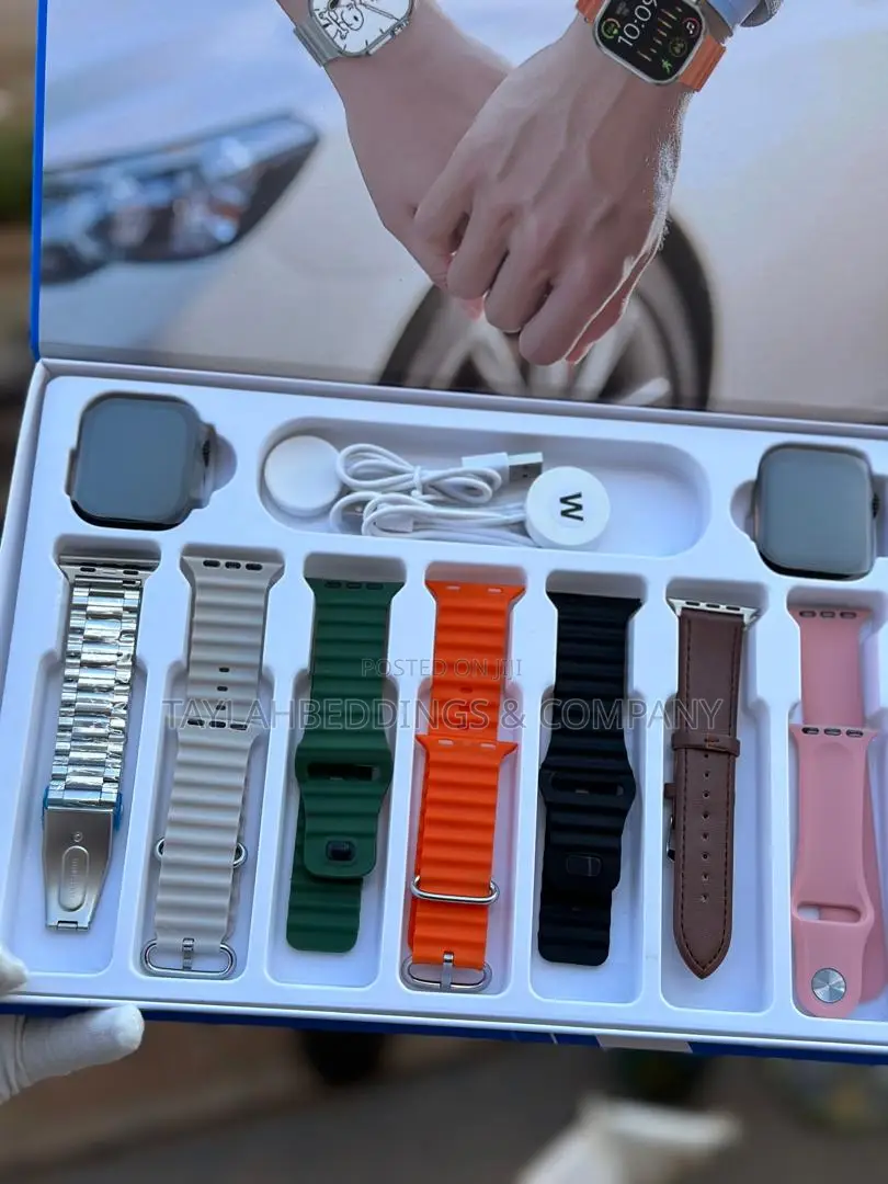 11+ 2 Ultra 2 Smart Watch With 7 Straps Ultra Smart Watch