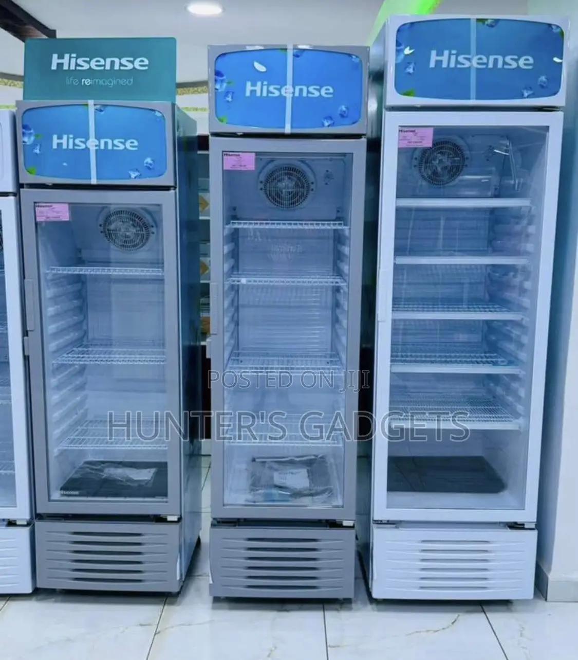 Hisense Display Fridges Available in 300l,370l,500 and 810l