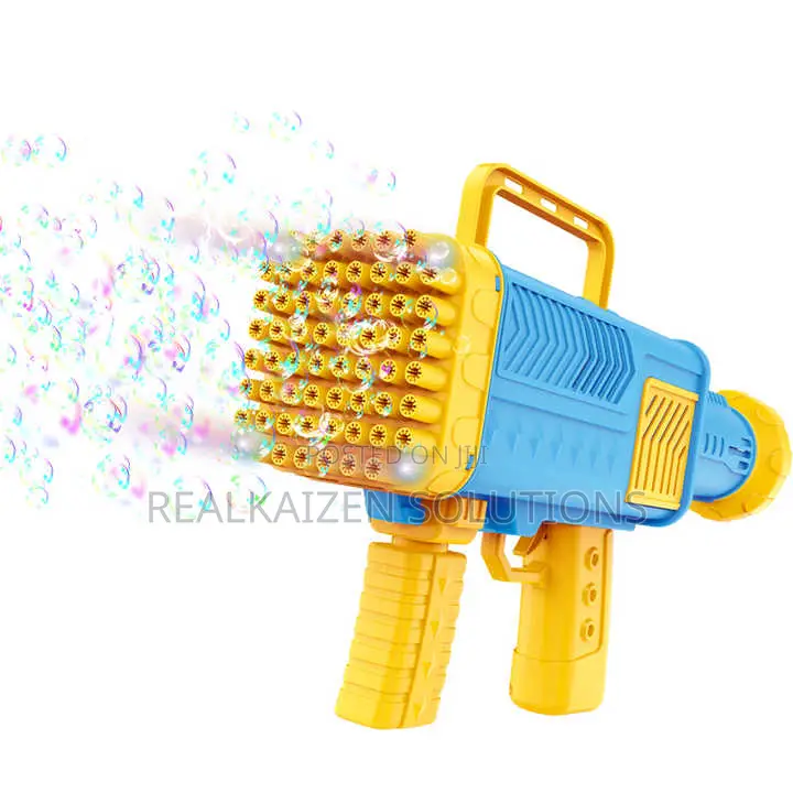 60 Hole Rechargeable Bazooka Bubble Gun