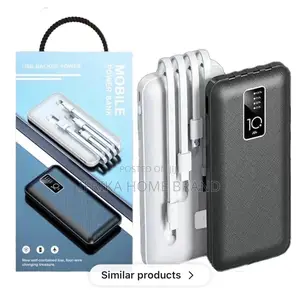 10000mah Power Bank Fast Charge Come With 4- Wires
