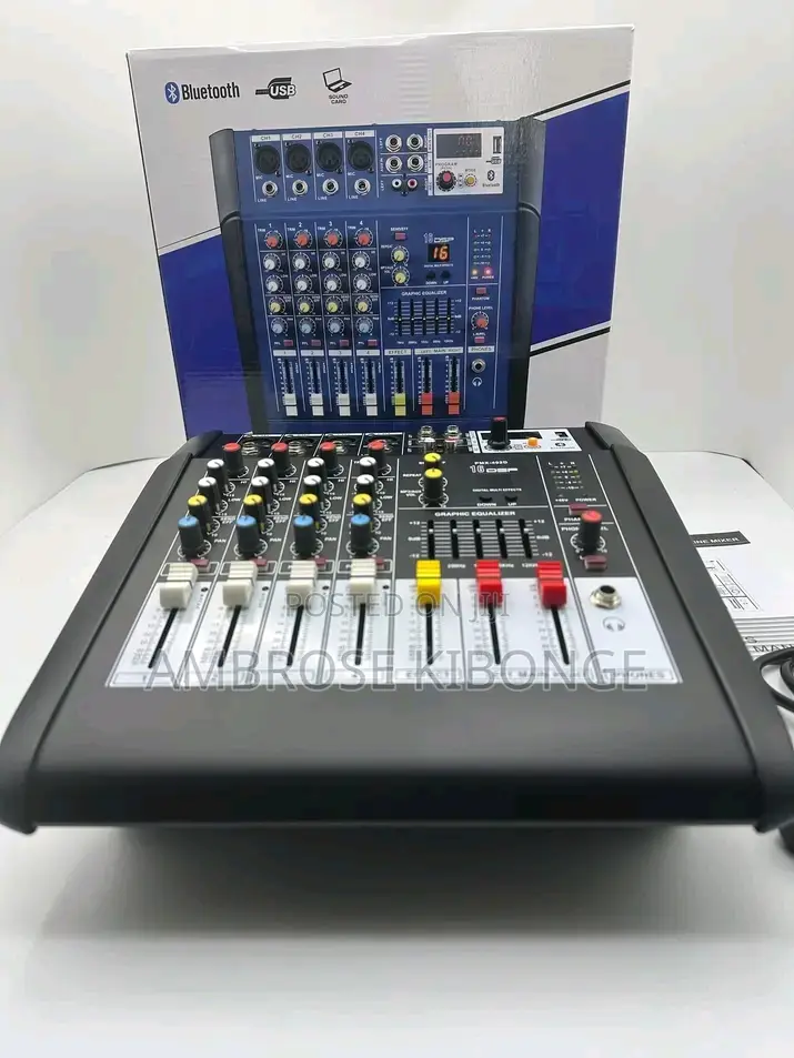 Sound Board 16DSP Multi-Effects USB Digital BT4 Amp-Mixers.