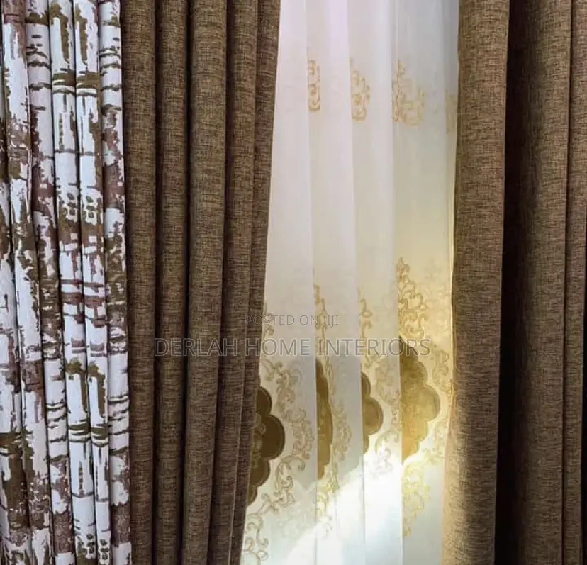 Mix and Match of Brown Curtains