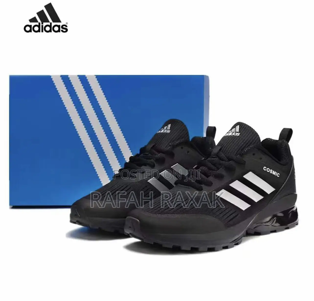 Original Black Adidas Cosmic Trianer Sneakers