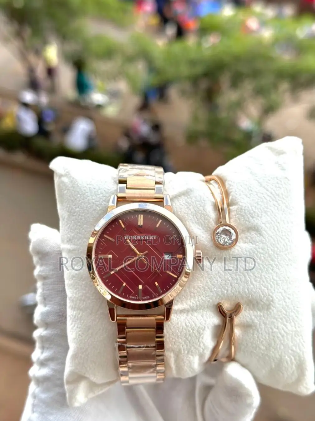 Analog and Digital Watch /Burberry Brand/Classic Watch