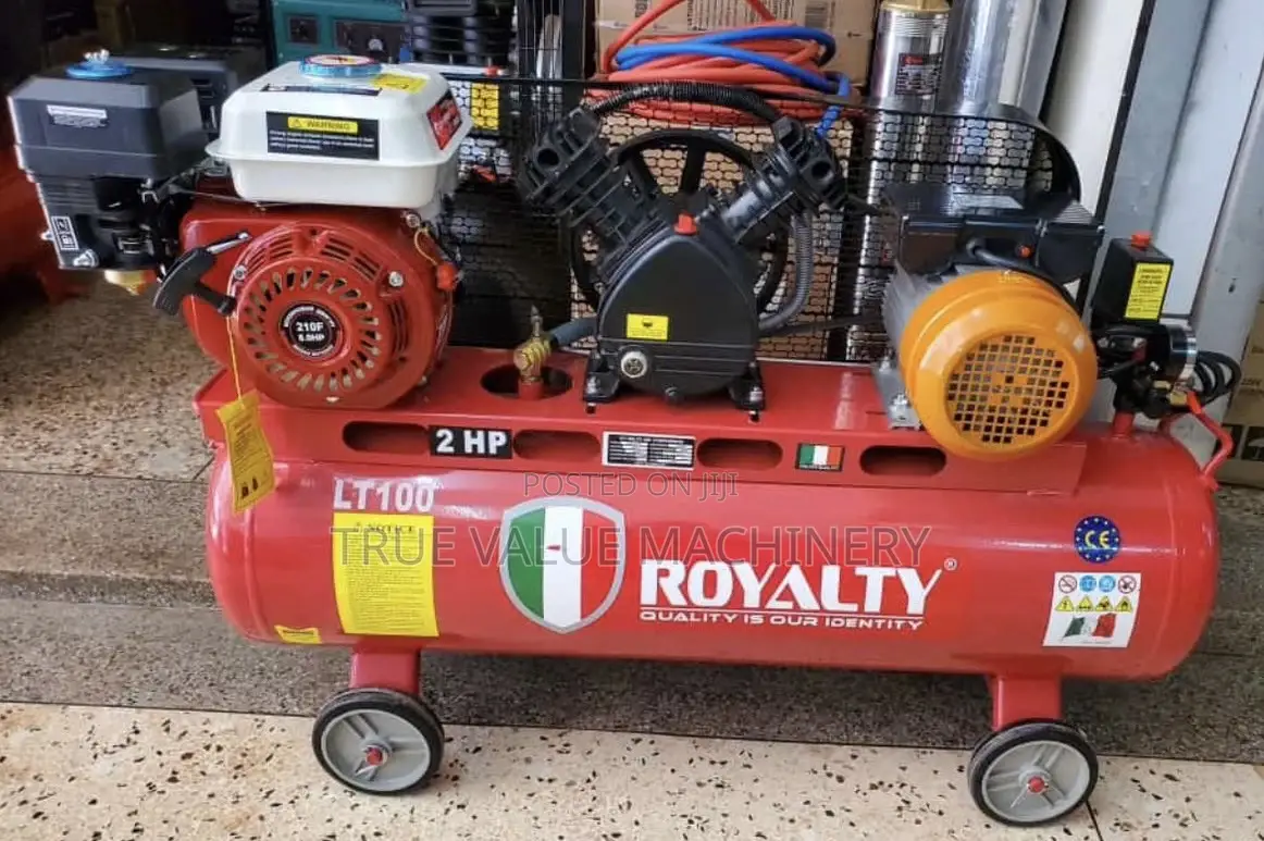 Air Compressor Double Fuction Petrol and Electric