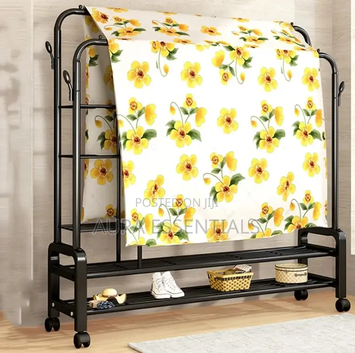 Spacious Coat Stand Wardrobe Clothing Rack