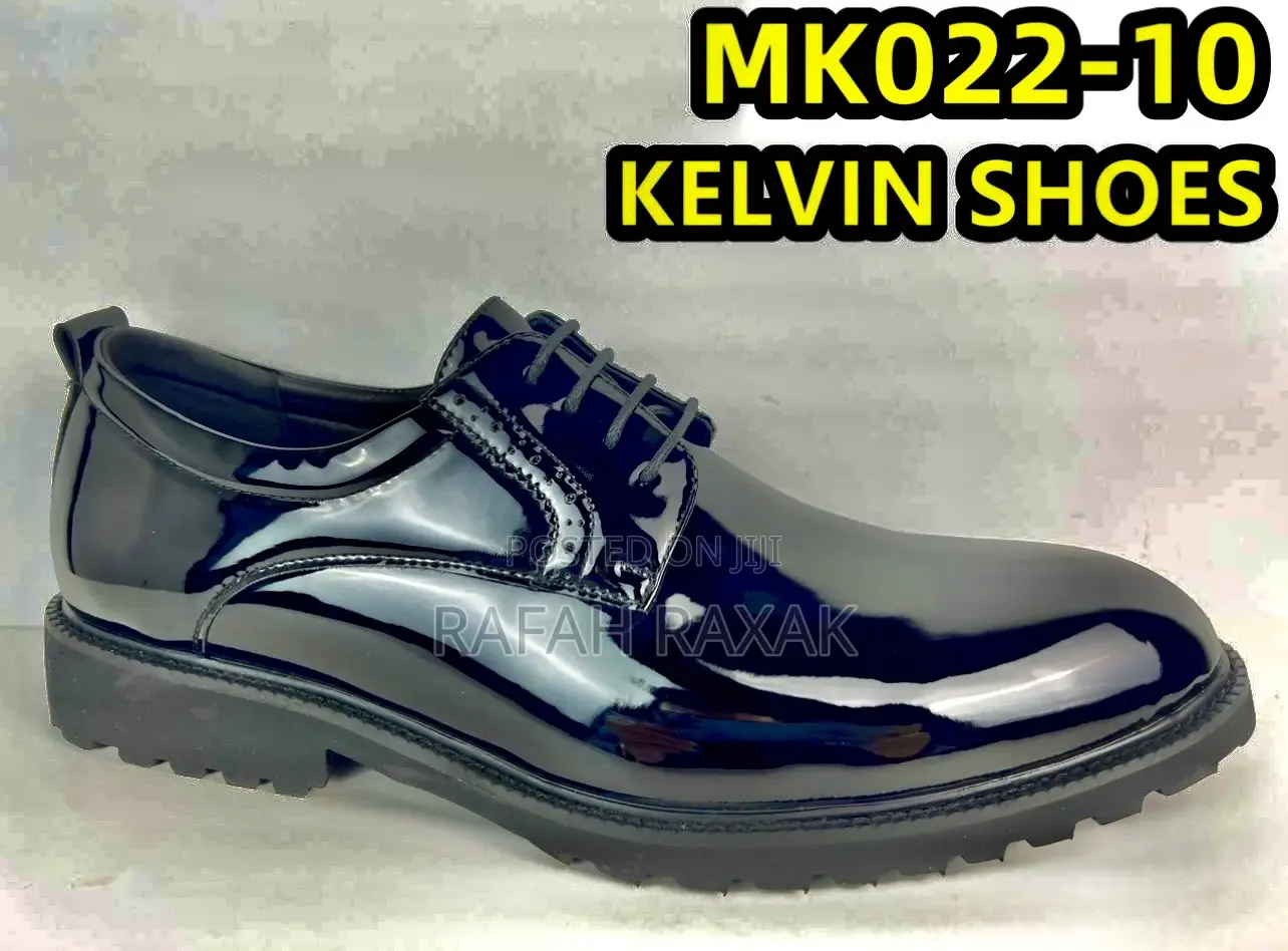 Men’S Classic Lace Up Shinny Shoes