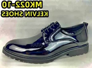 Men’S Classic Lace Up Shinny Shoes