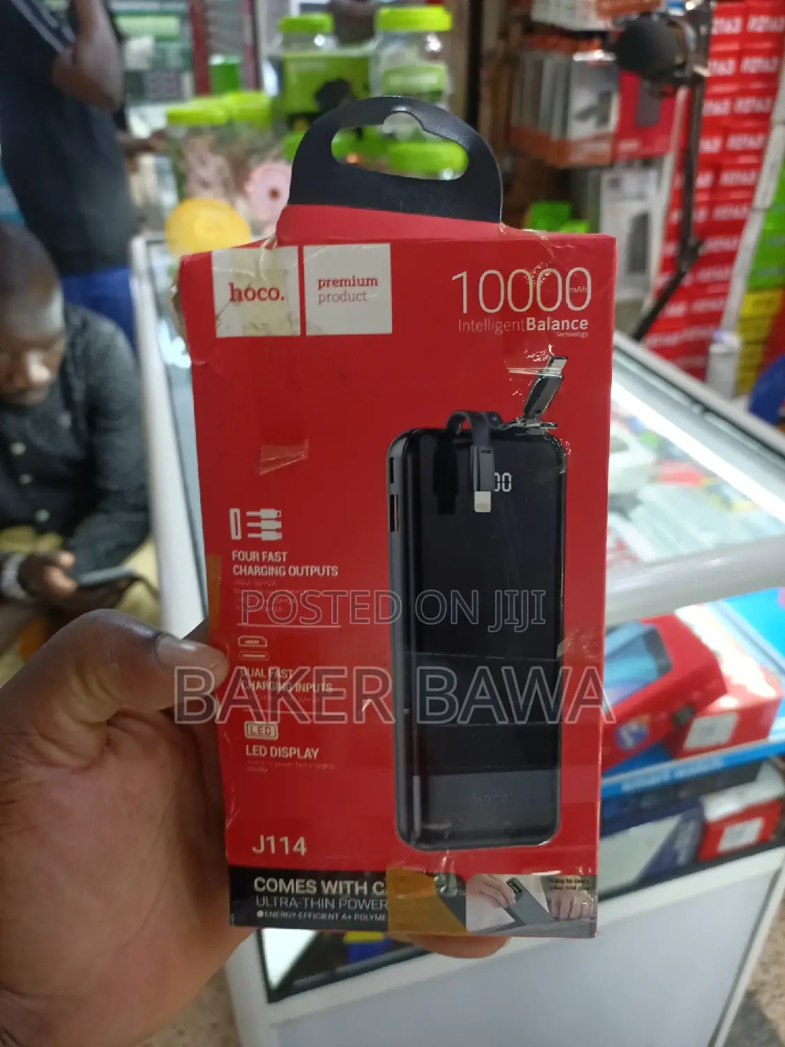 Four Fast Charging Outputs Power Bank