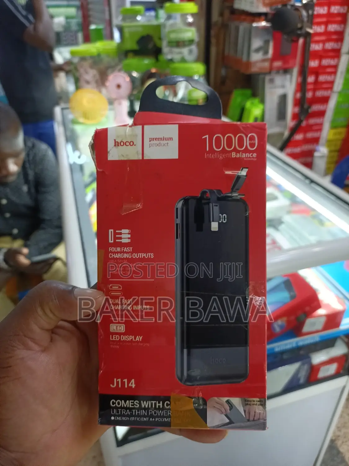 Four Fast Charging Outputs Power Bank