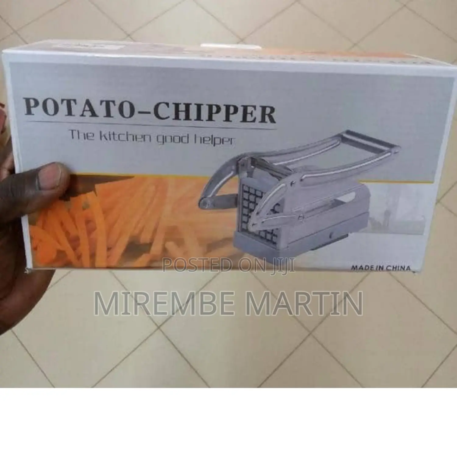 Stainless Steel Portable Irish Potato Chipper.