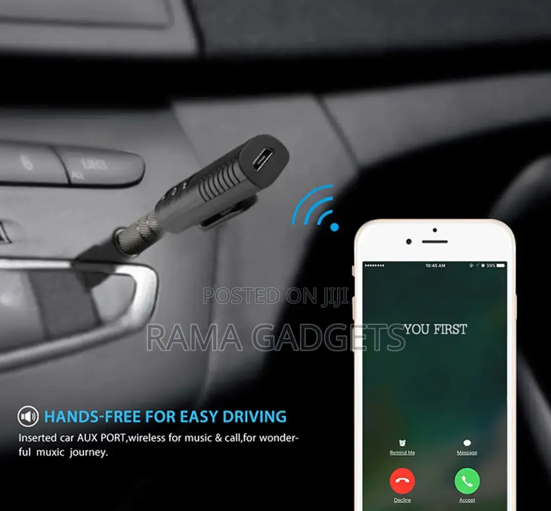 3.5mm Car Bluetooth Receiver Audio Speaker Adapter AUX