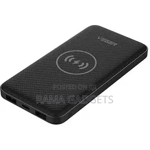 VEGER Wireless Charger Power Bank 20000mah Black