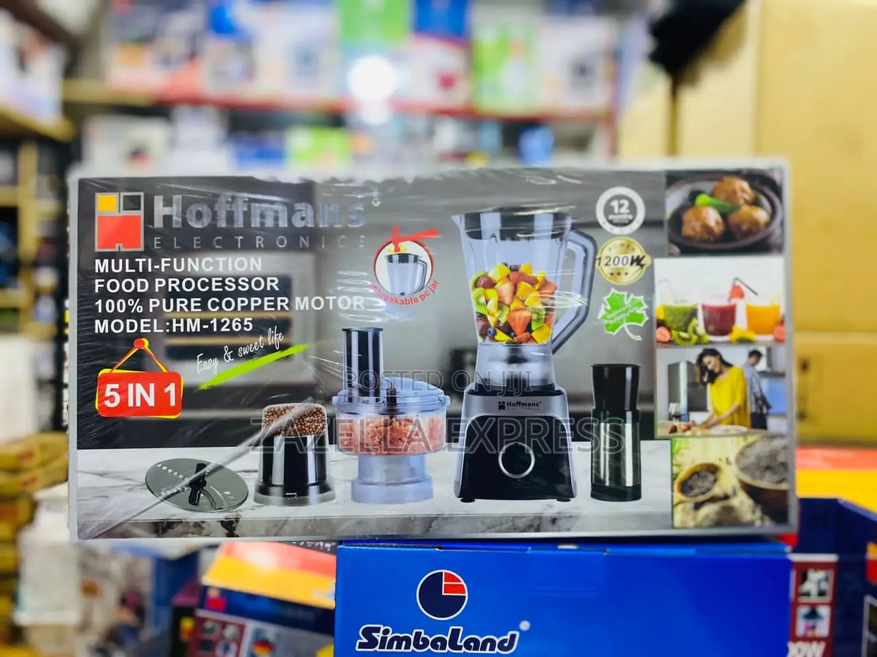Hoffman Multifunctional Food Processor 5in1