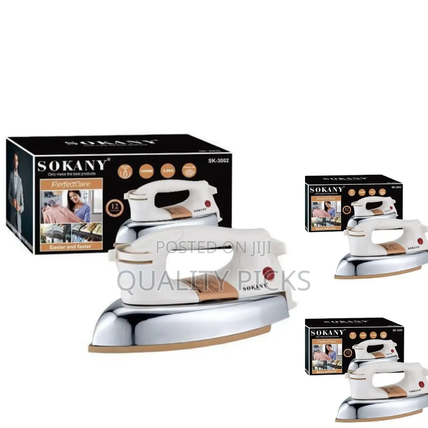 Electric Sokany Travel Iron