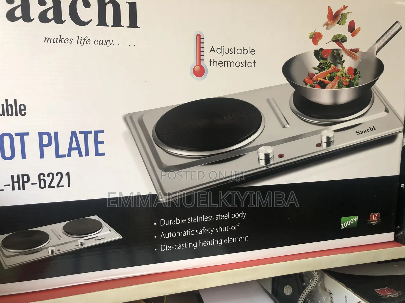 Double Hot Plate Saachi
