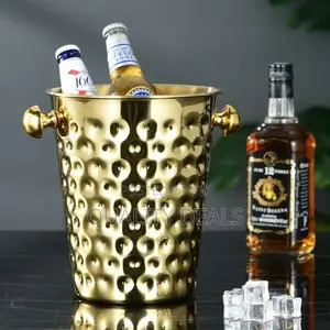 Gold Like Designed Wine Ice Bucket
