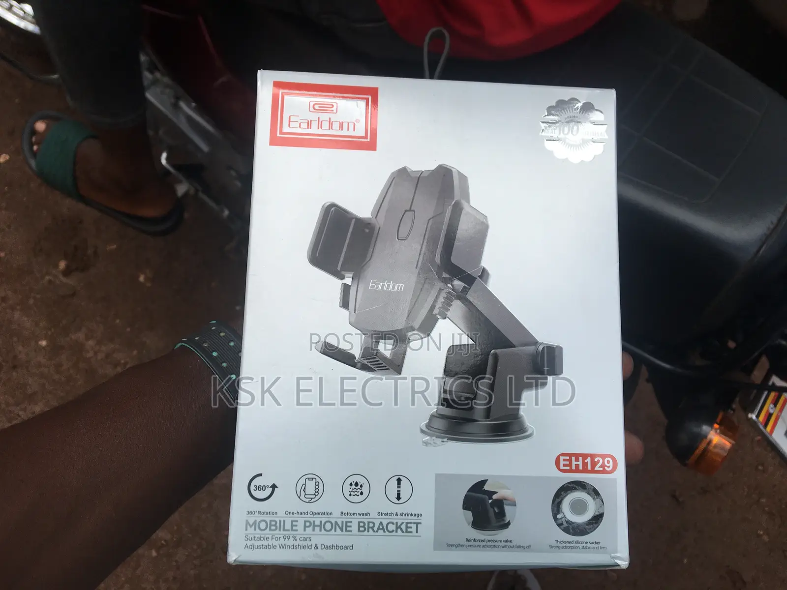 Car Phone Holder Suction Mount Flexible Car Phone Holder