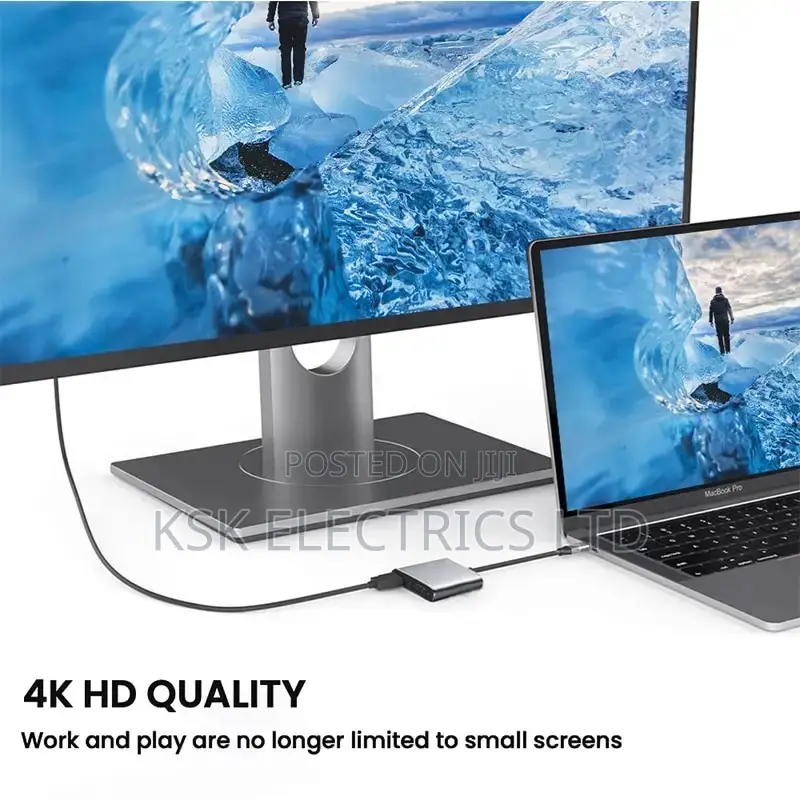 USB C to Vag HDMI Pd Adapter 4 in 1 USB C Hub