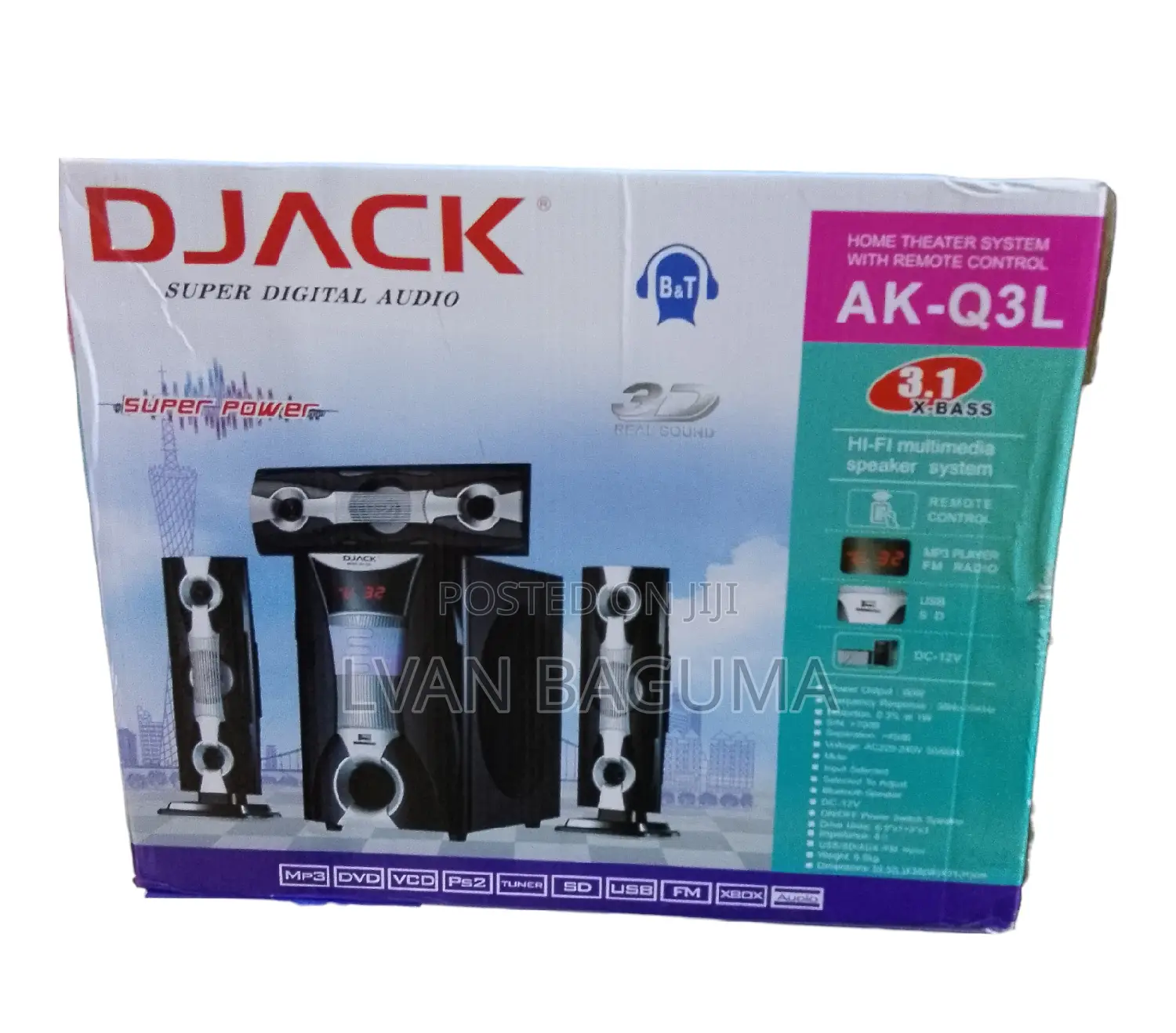 DJACK Super Digital Audio Woofer - X Bass