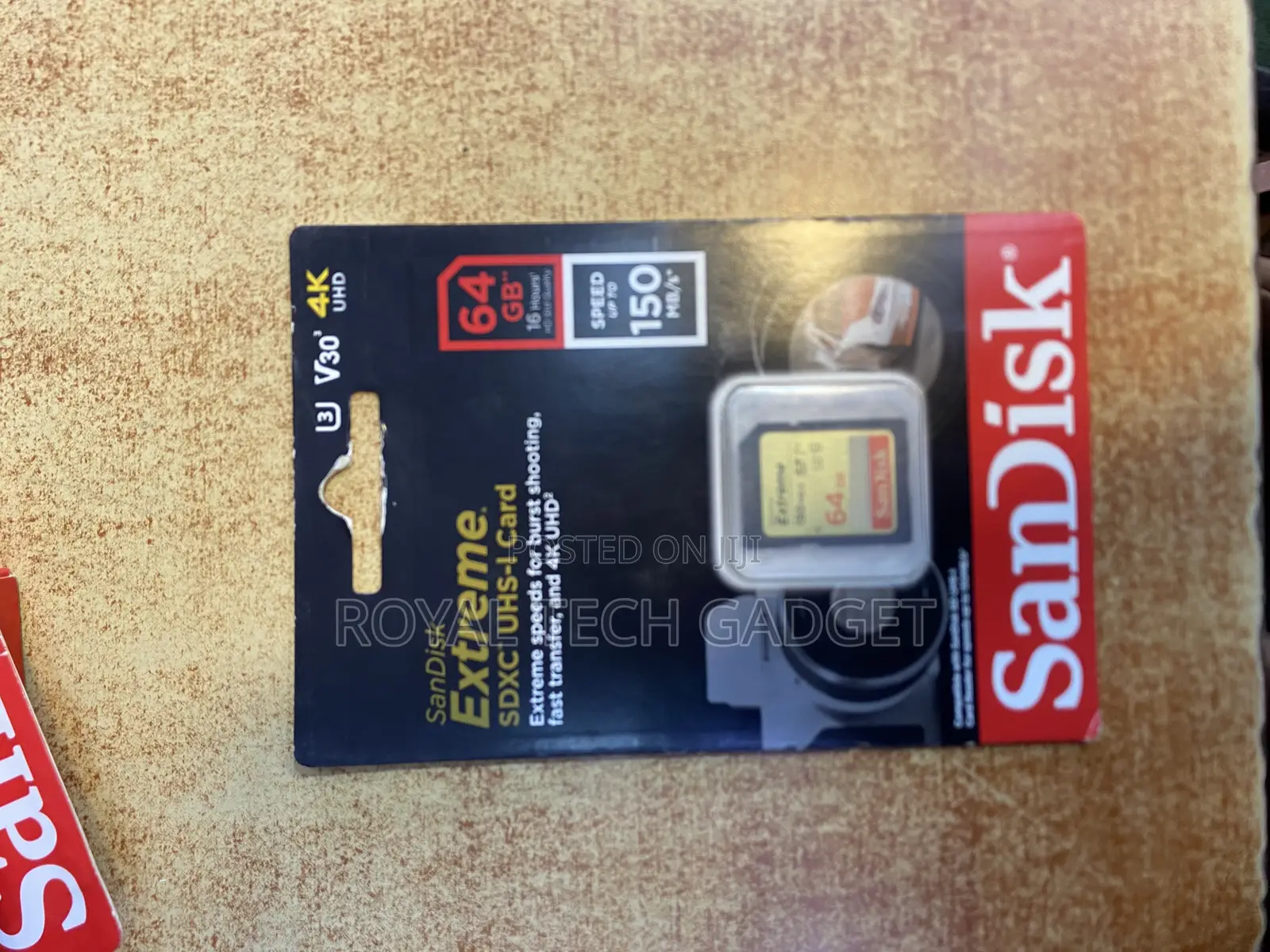 SDXC Sandisk Extreme Memory Card 64gb
