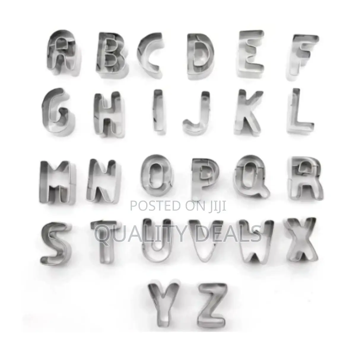 Alphabetical Cookie Cutteri/ Press/ Mould Set