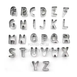 Alphabetical Cookie Cutteri/ Press/ Mould Set