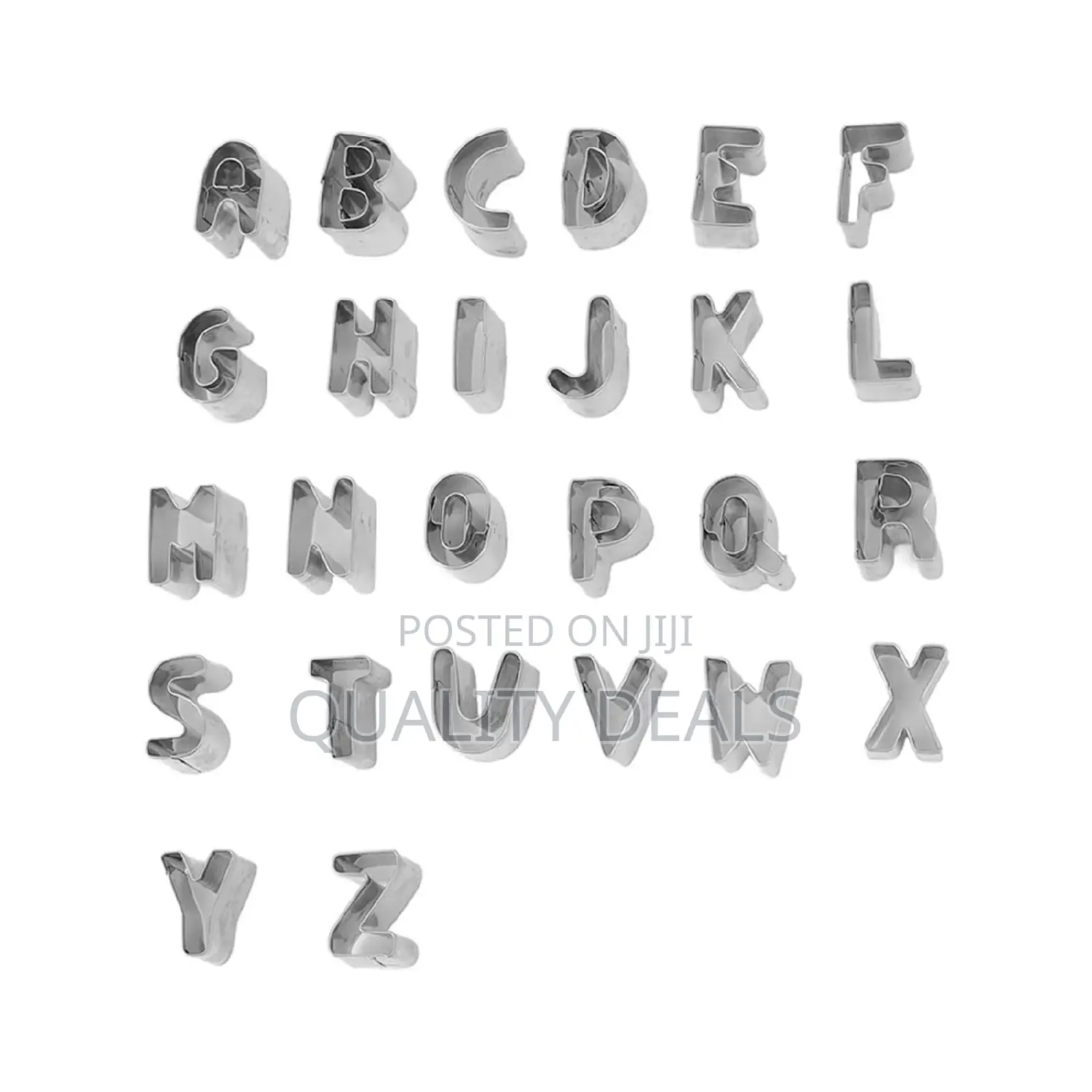 Alphabetical Cookie Cutteri/ Press/ Mould Set