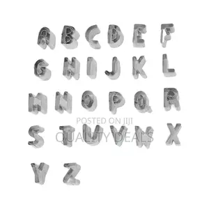 Alphabetical Cookie Cutteri/ Press/ Mould Set