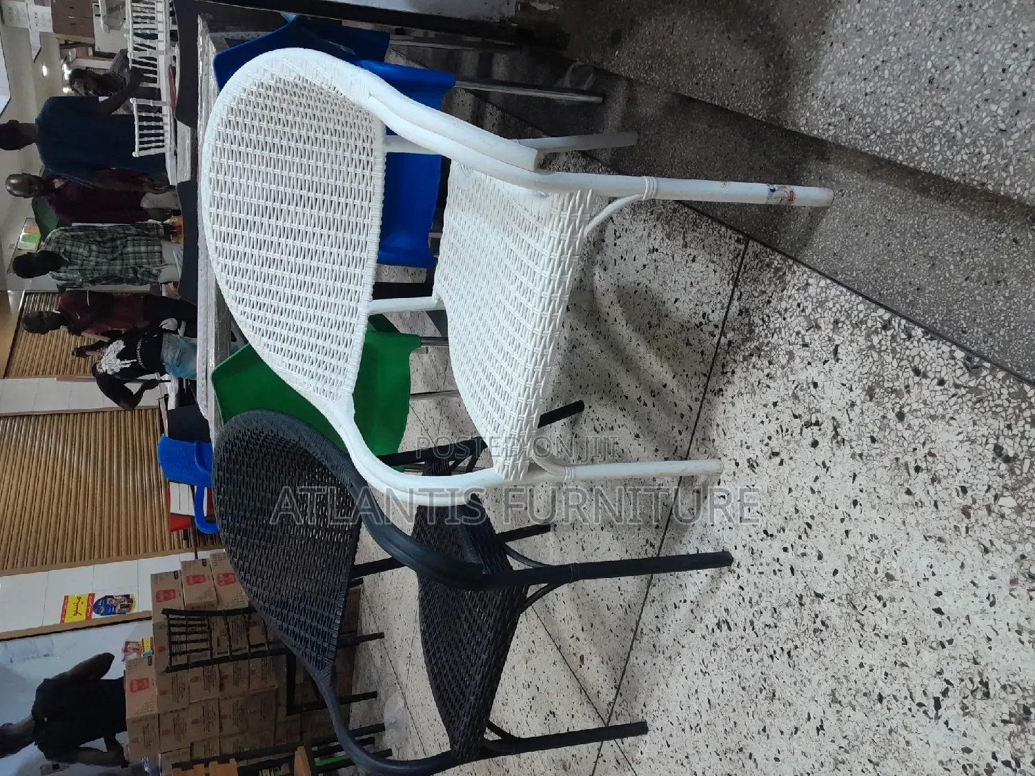 African Design Plastic Chairs